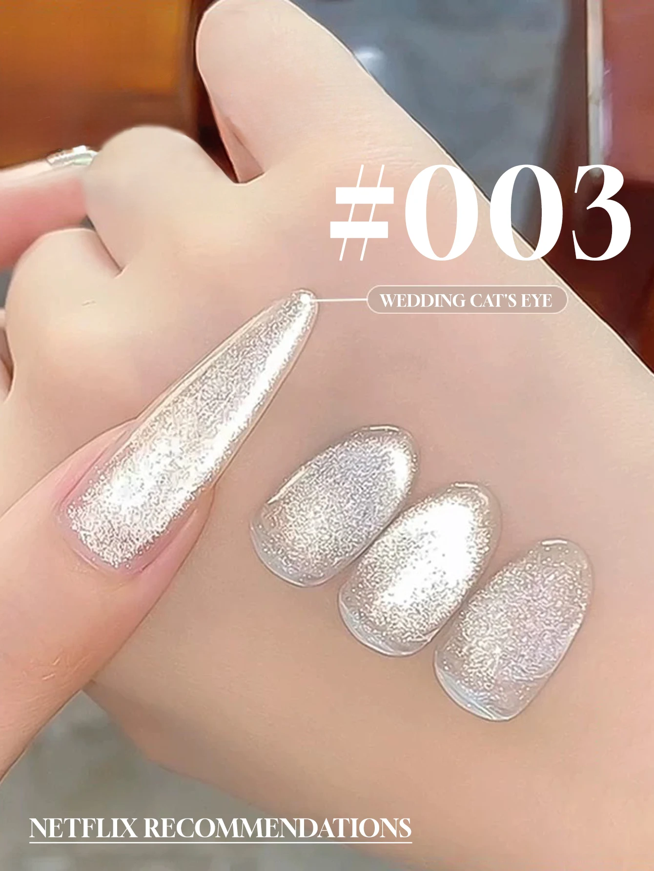 MIANEL 10ML 1-9 Stück Eis-Transparenter Weißer Wasser-Katzenaugen Magnetischer Gel-Nagellack Universeller Weißer Nagellack Nagelzubehör – Detail 26