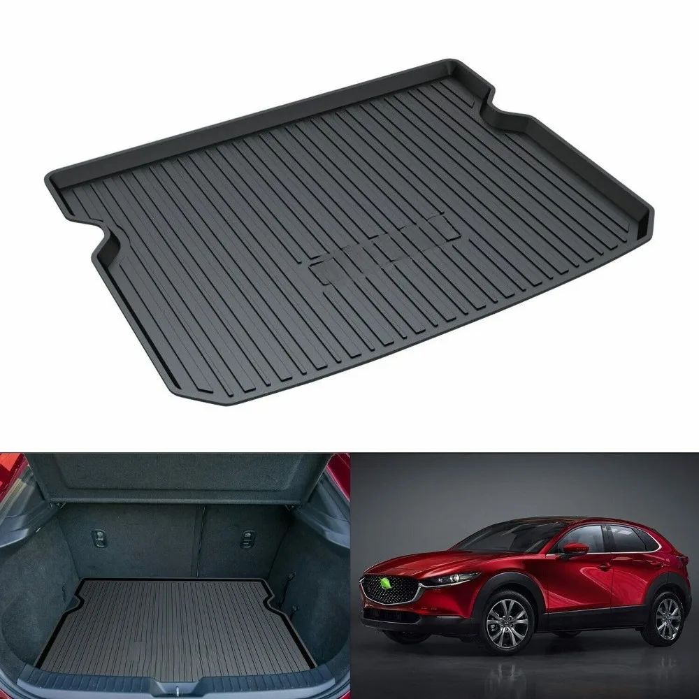 마쓰다 CX-30 트렁크 매트, TPE 자동차 실내(우핸들) 플로어 매트, 친환경 소재, 무취 등받이 쿠션