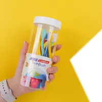 Brosse à dents à poils souples pour enfants, brosse à dents pour bébé de 2 à 12 ans, paquet de 8 pièces, E27, brosse à dents pour enfants 3