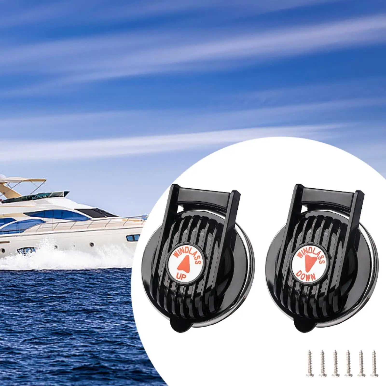 Boat Windlass Winch Foot Switch Convenient Installation Universal Fitting