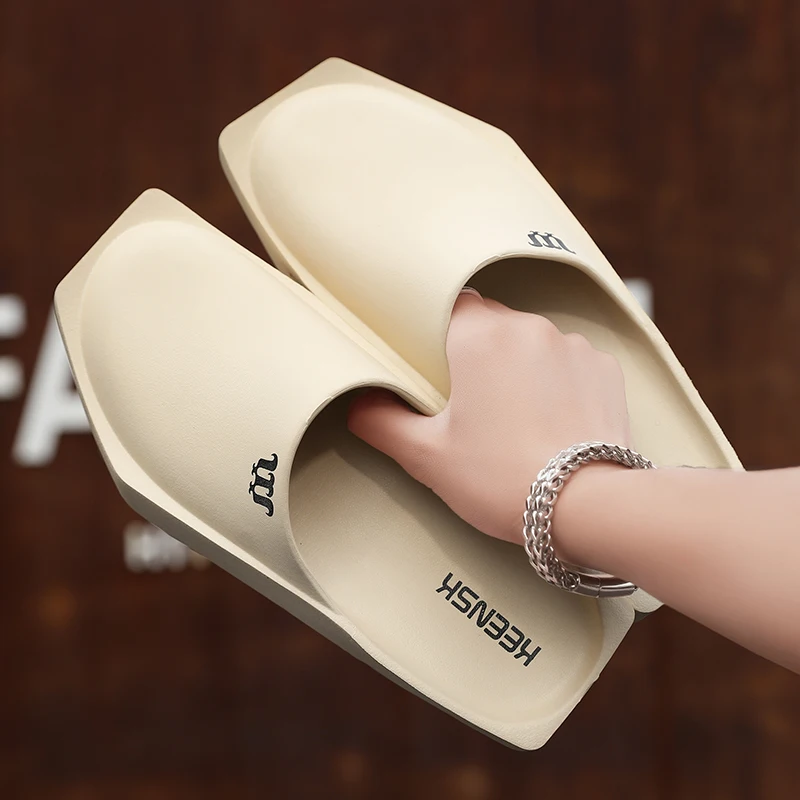 الصيف الرجال النعال سميكة منصة الوجه يتخبط الرجال...