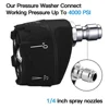 6 in 1 Power Washer Nozzle's,With 1/4 Inch Quick Connector,0 15 25 40 Degree Rotation Watering Rinse Soap Nozzle Tip 3