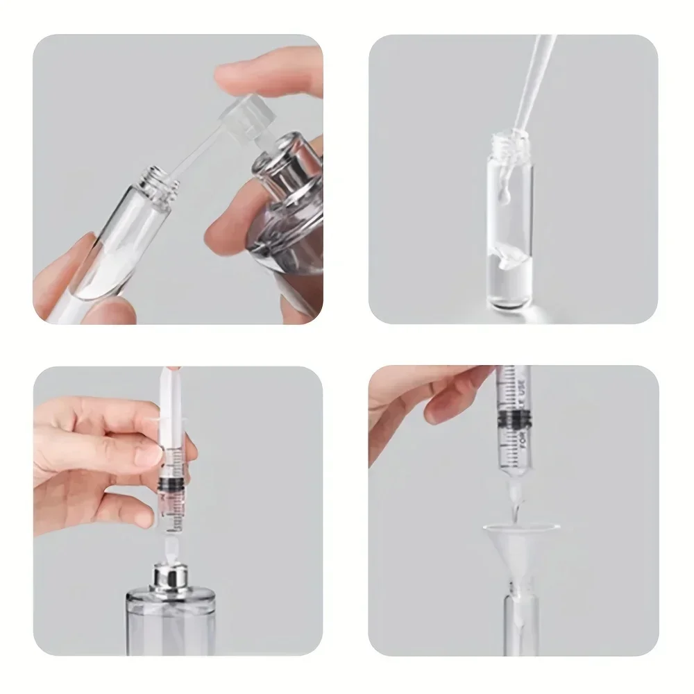 dropper and syringe-ideal for travel and DIY cosmetics, 20/40pcs perfume supplement set:pipette,  plastic funnel