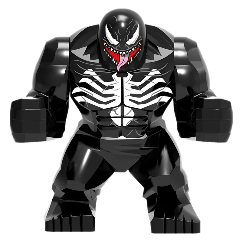 Disney Building Blocks Mini Model Figures Big Goblin Spiderman Iron Man Venom Captain Hawk Deadpool Technic Armor City Gift Toys 3