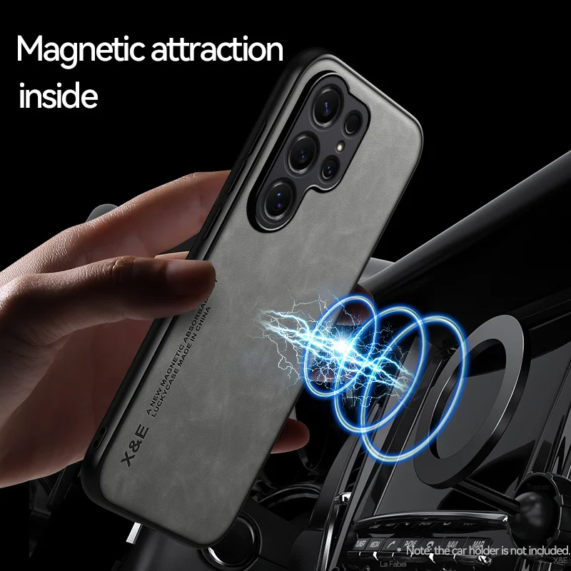 Custodia antiurto per Samsung Galaxy S26 Ultra S26 Plus S26Ultra S26+ S 26 Ultra, cover protettiva con supporto magnetico per auto - immagine 6