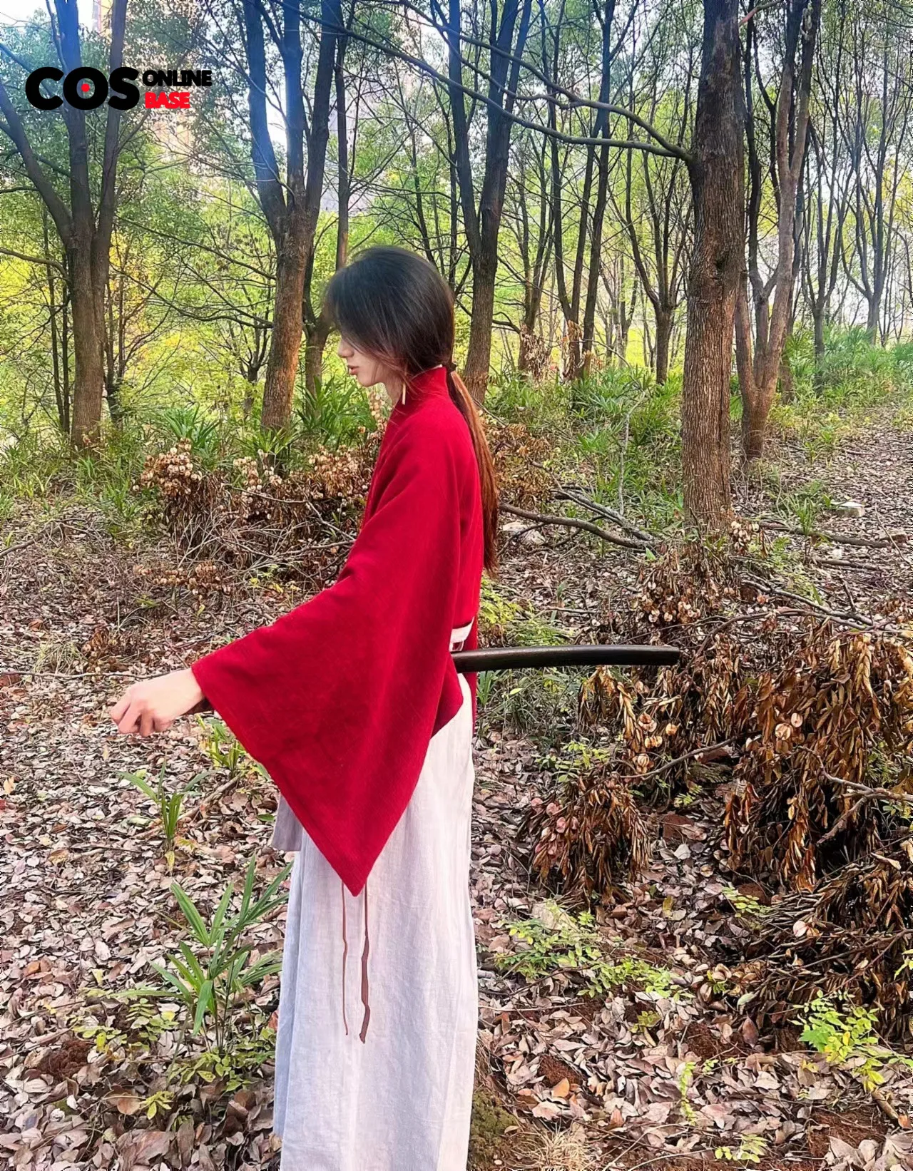 Rurouni Kenshin Himura Kenshin Red film Kimono Cosplay Costume - AliExpress