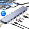 5Gbps USB 3.0 HUB USB C HUB USB C Docking Station High Speed Transmission OTG Adapter Splitter TYPE-C HUB For Laptop Macbook 1