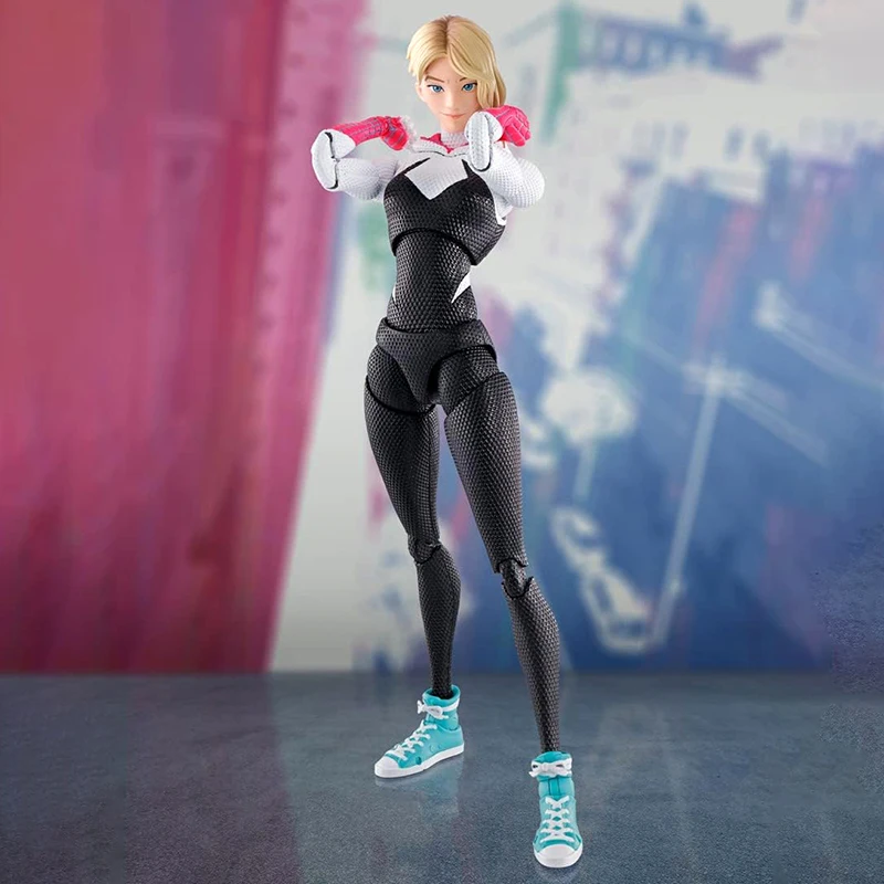 スパイダーマンマイルグウェンステイシーモデルおもちゃ、アニメ