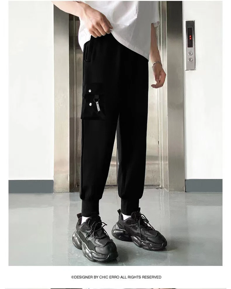 

High end American workwear pants for men in spring and autumn 2024, new loose oversized straight leg casual pants for men in sum