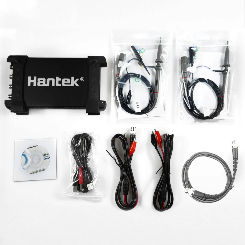 Hantek 6074BE Osciloscopio para automoción 70MHZ - Kit básico