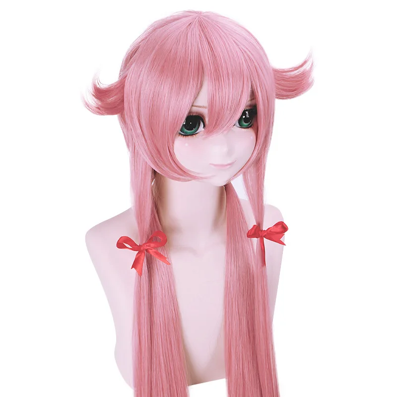 Synthetic Wig The Future Diary Yuno Gasai 80cm Long Women's Cosplay Costume Wig