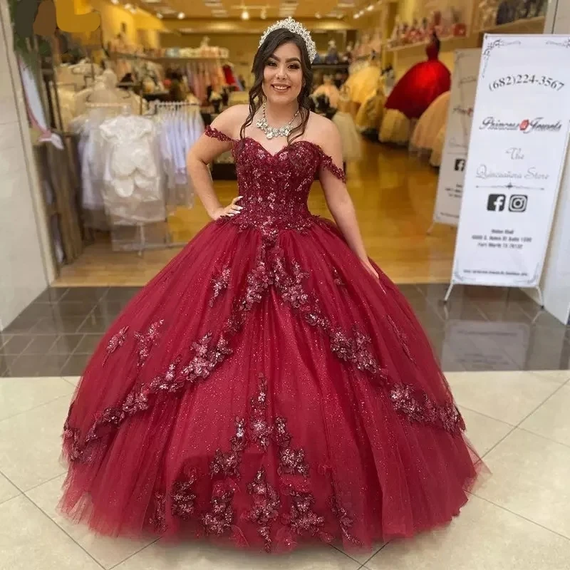 

ANGELSBRIDEP бальное платье, платья для Quinceanera, милое блестящее женское платье с аппликацией для пышных торжеств, красивое платье для принцессы, 15 штук