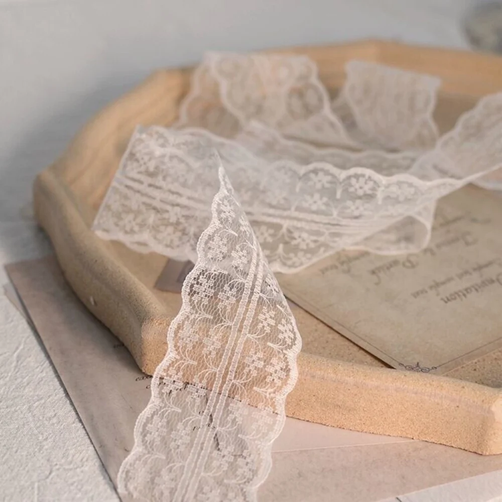 Lace Fabric 45mm 5 yards/roll Webbing Decoration Gift Packing Material