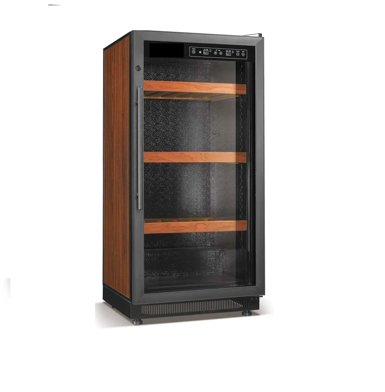 Home Wine Cooler Cellar Stainless Steel Restaurant Commercial Refrigerator Bar Drink Fridge Glass Door Under Counter