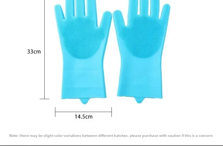 Pet Grooming & Bathing Silicone Scrubber Glove for Soft Hair Removal & Hand Protection