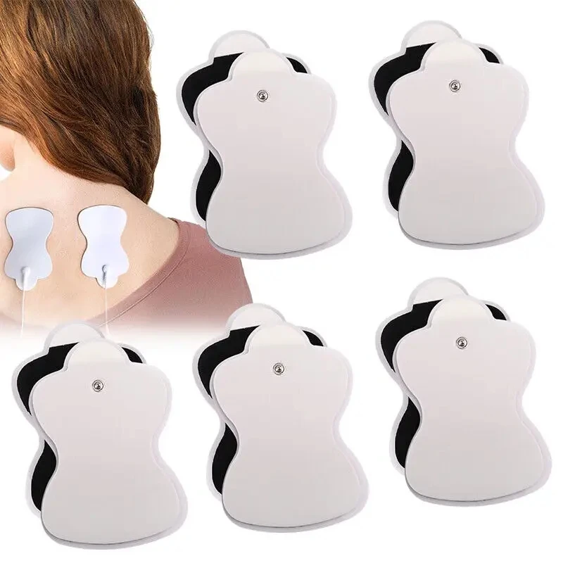 TENS Unit Replacement Pads 8Pcs For Omron Large Long Life Pads Snap Electrode Pads Durable tens unit replacement pads
