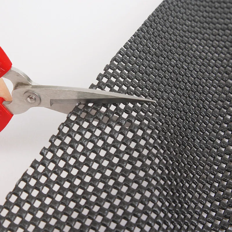 Car non slip mat non slip mat 150x50cm Car Trunk Mat Non-slip Soft DIY Free Cutting Easy To Clean Outsize Mesh Fabric PVC Foam