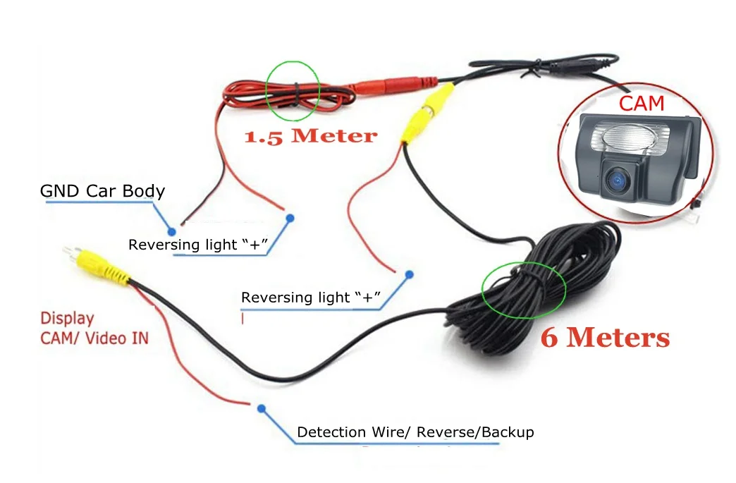 vehicle camera VKAUTO Fish Eye Rear View Camera For Hyundai Getz Prime/Click/TB/Dodge Brisa CCD HD Night Vision Reversing Backup Parking Camera reverse camera for car