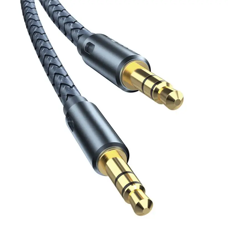 

Speaker Wire 3.5mm Jack Audio Cable For Car Headphone Adapter Male Jack To Jack 3.5 Mm Cord For Smartphones With 3.5mm Port