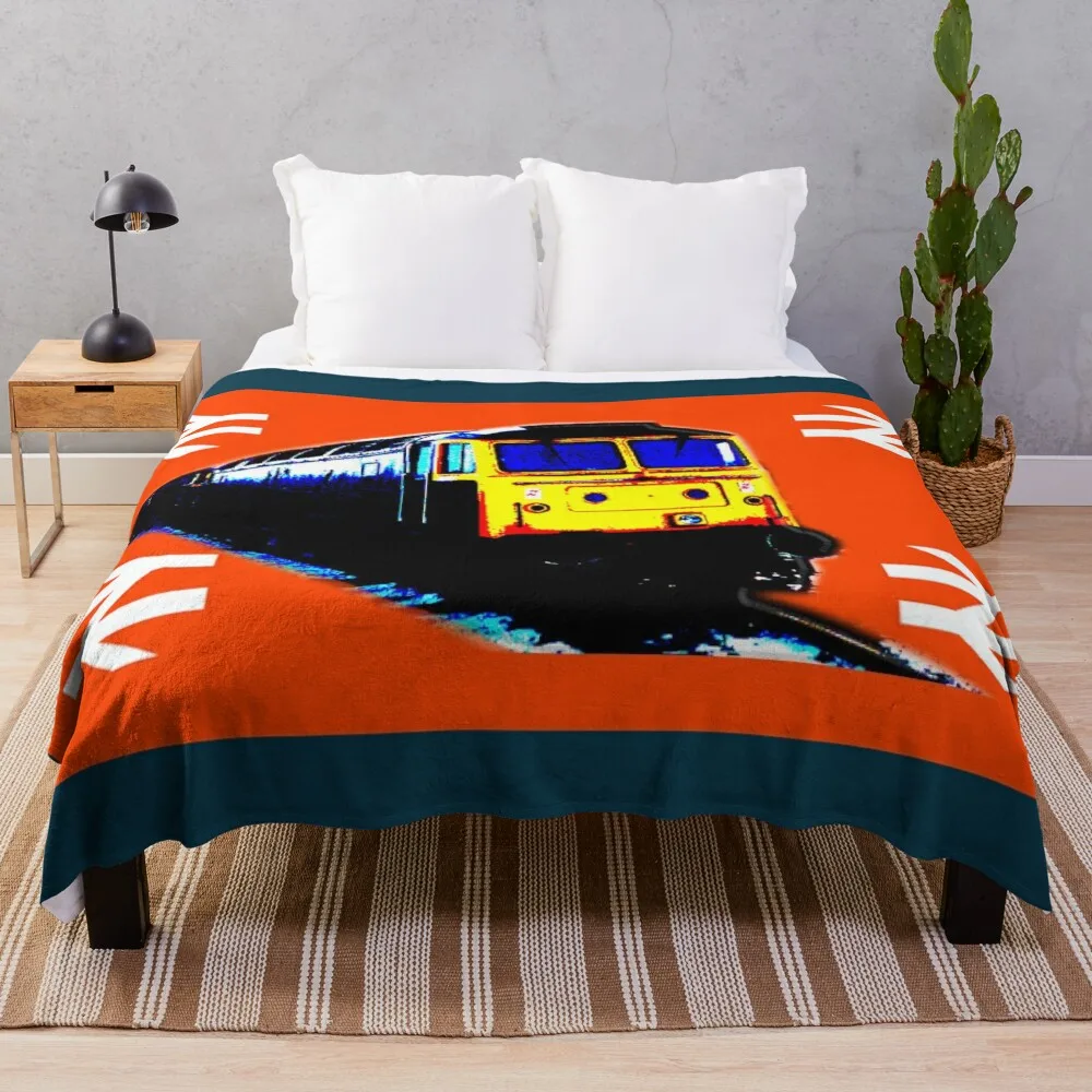 

CLASS 47 LOCOMOTIVE Throw Blanket Plush Bed linens