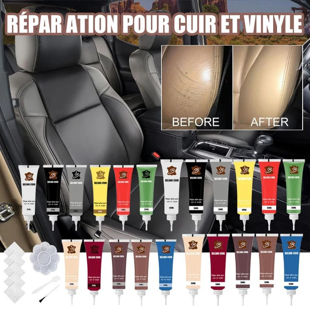 Gel de réparation du cuir, 20ml, nettoyant de remise à neuf, crème de réparation  pour sièges, panneaux d'instruments, crème de réparation de manteau – les  meilleurs produits dans la boutique en ligne