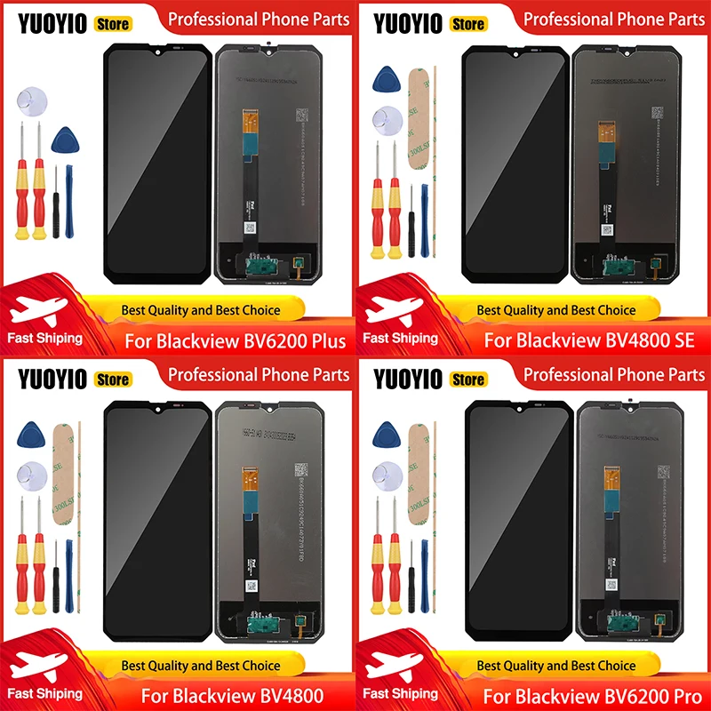 Schermo LCD Ricambio Per Blackview BV6200 E BV6200 PRO - Display + Touch - Foto 8