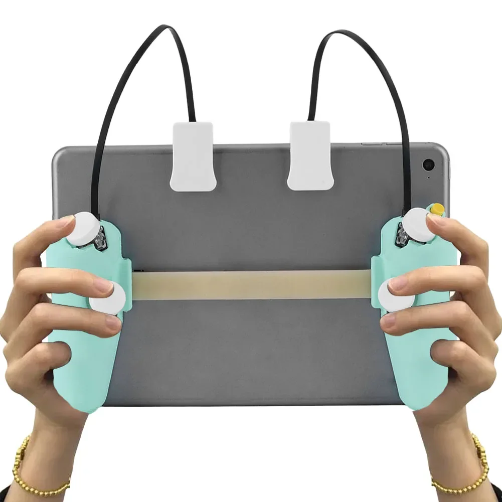 Tablet Game Controller Four Buttons DIY Tablet Game Handle Pulse Continuous Shooting Mobile Gaming Controller