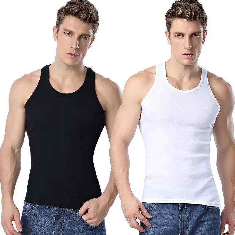 Vest [2 cotton pieces] Black + White