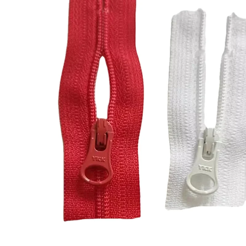 

50pcs/Lot Cheap 5# 18cm Red YKK Nylon Coil Zipper Close End Fasteners for Pocket Skirt Pants Sewing Accessories Wholesale