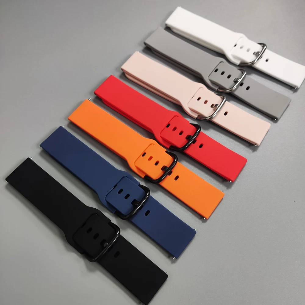 22 20 مللي متر حزام سيليكون ناعم لساعة سامسونج جال...