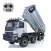 Toys JDM RC Model 1/14 8*8 Metal Hydraulic Dumper Truck 2Speed Differential Axle Sound Radio Control Tipper Truck Vehicle Model 2