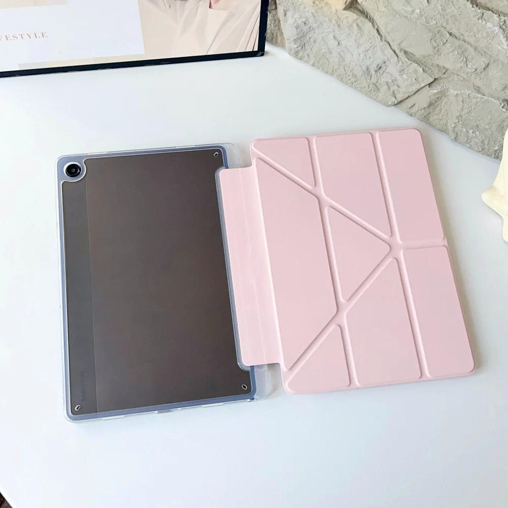 Universal Tablet Protective Cover with Pen Holder and Y-Shaped Folding Design