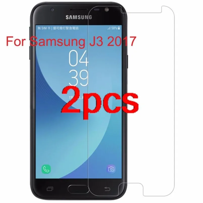

2 шт. переднее закаленное стекло для samsung galaxy j3 2017 защита для экрана для samsung galaxy j3 2017 j330f j330 eurasia edition