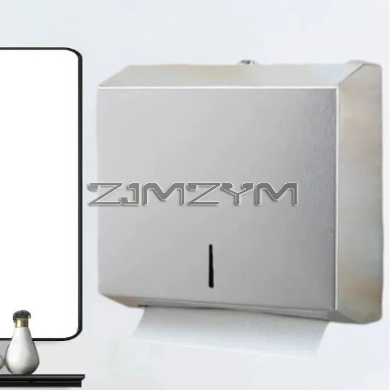 Wall Mounted Tissue Dispenser Stainless Steel Bathroom Hand Towel Box Large Capacity Kitchen Paper Case Easy Installation Holder paper towel holder tissue holder
