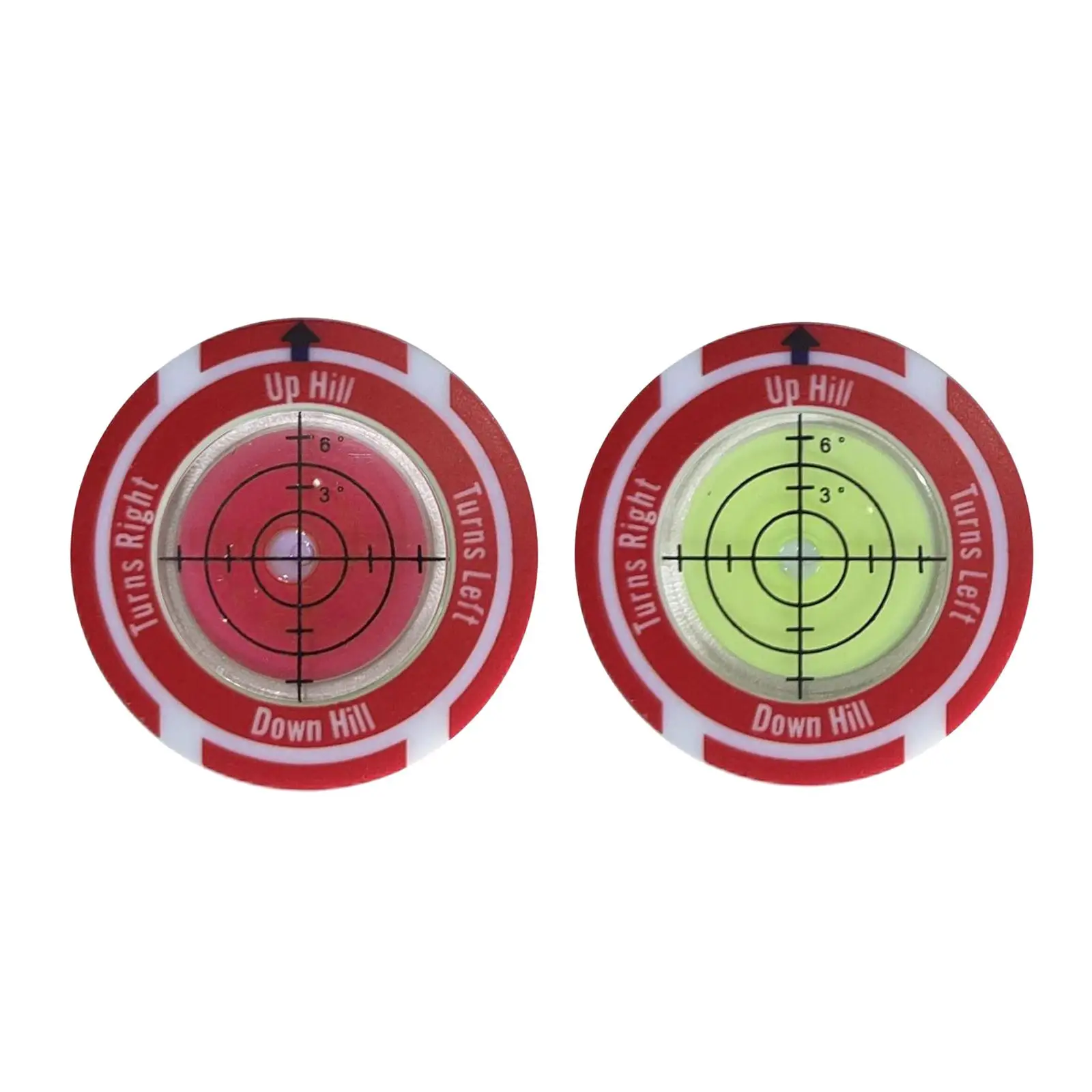 

Golf Ball Marker Portable Hat Clip Outdoor Putting Aid Tool Golf Accessory