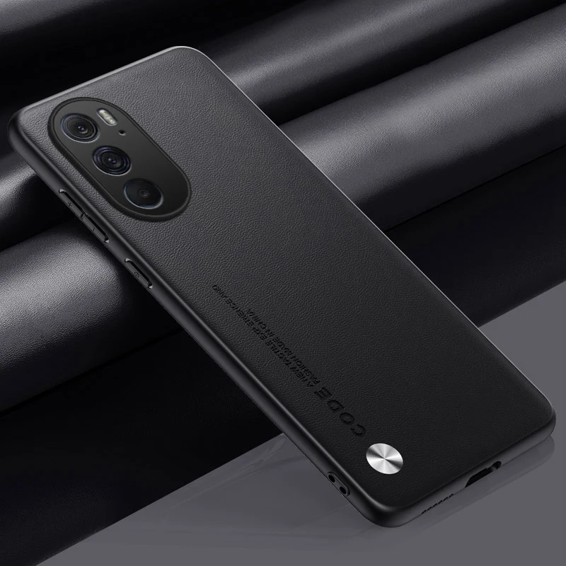 Premium Matte PU Leather Phone Case - Full Protection Silicone Cover
