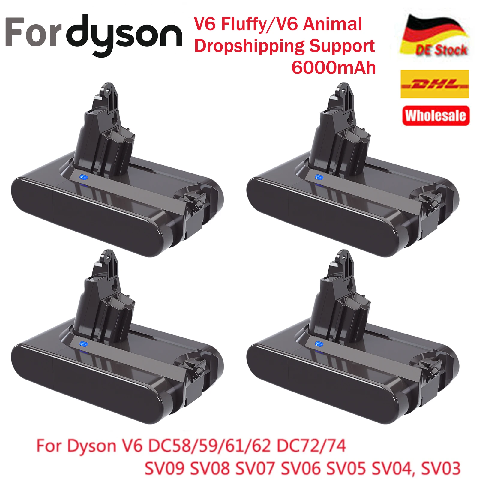 V6 Battery For Dyson Vacuum Cleaner 