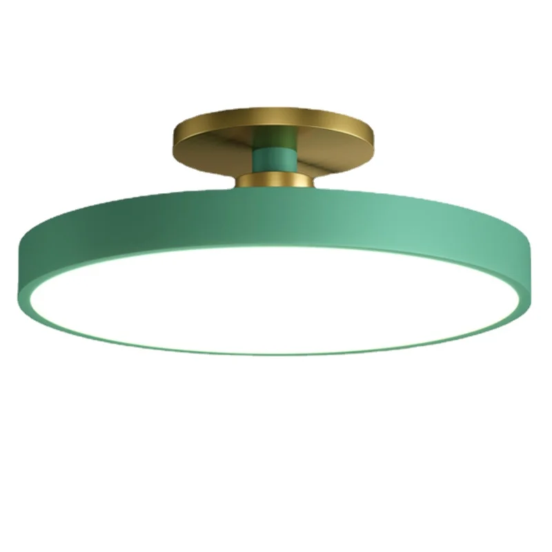 Nordic Light Luxury Restaurant Bedroom Study LED Light Simple Modern Atmosphere Personality Creative Design Circle light fixture