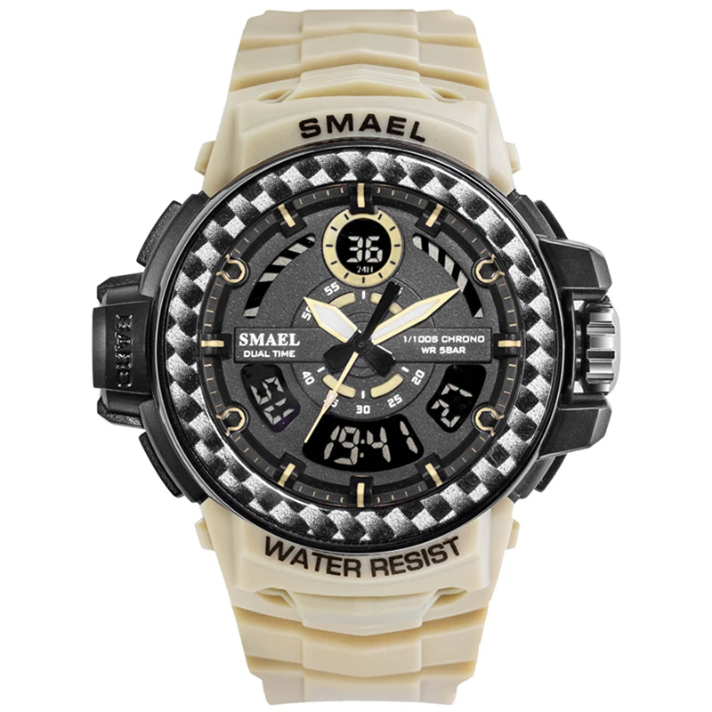 Classic Brand Boy Girl Sports Watch Dual Display Analog Digital LED Electronic Quartz Watches Waterproof Swimming Military