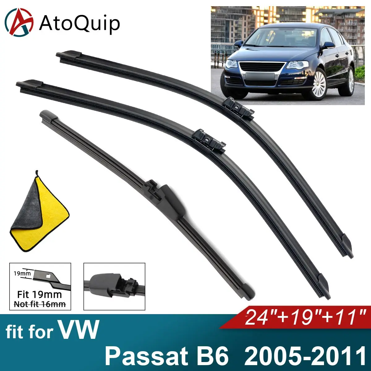 

Задние щетки стеклоочистителя для VW Passat B6