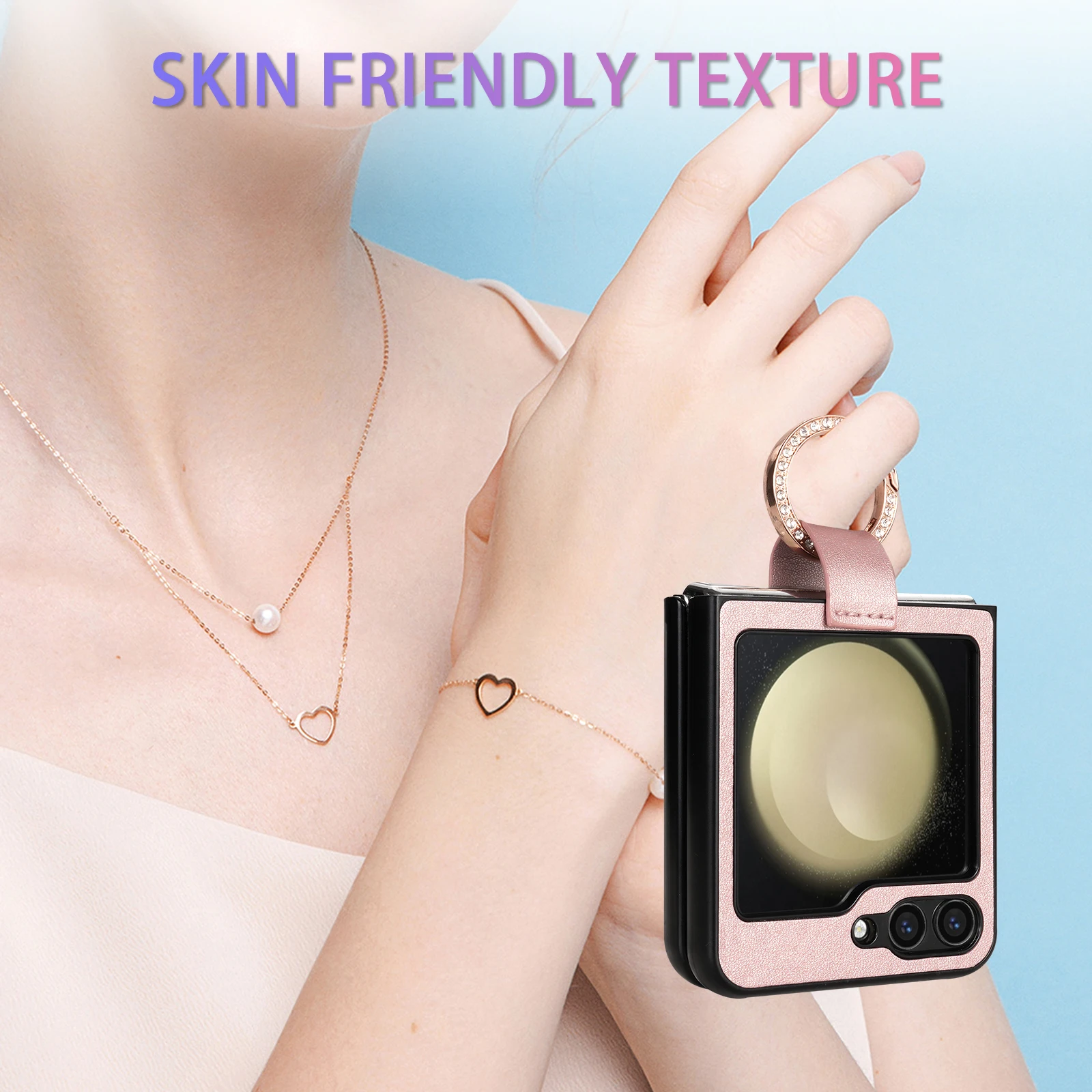 عالية الجودة بو الجلود حلقة حامل قضية الهاتف لسامس...