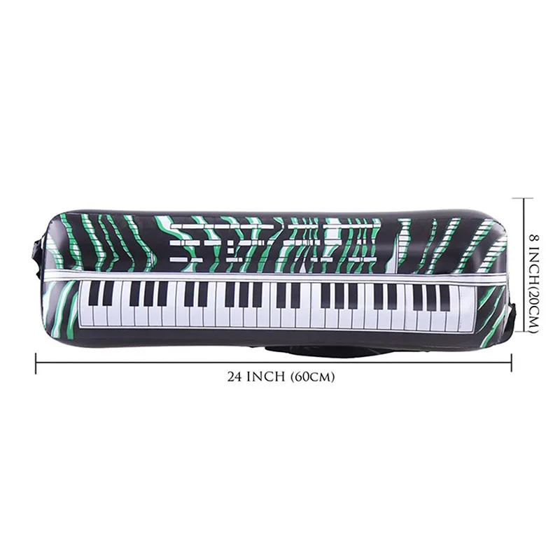 Disco Party Musical Instrument Balloon Set - Guitar, Piano, Microphone, Bass, Saxophone & More for Hip Hop Birthday Decor