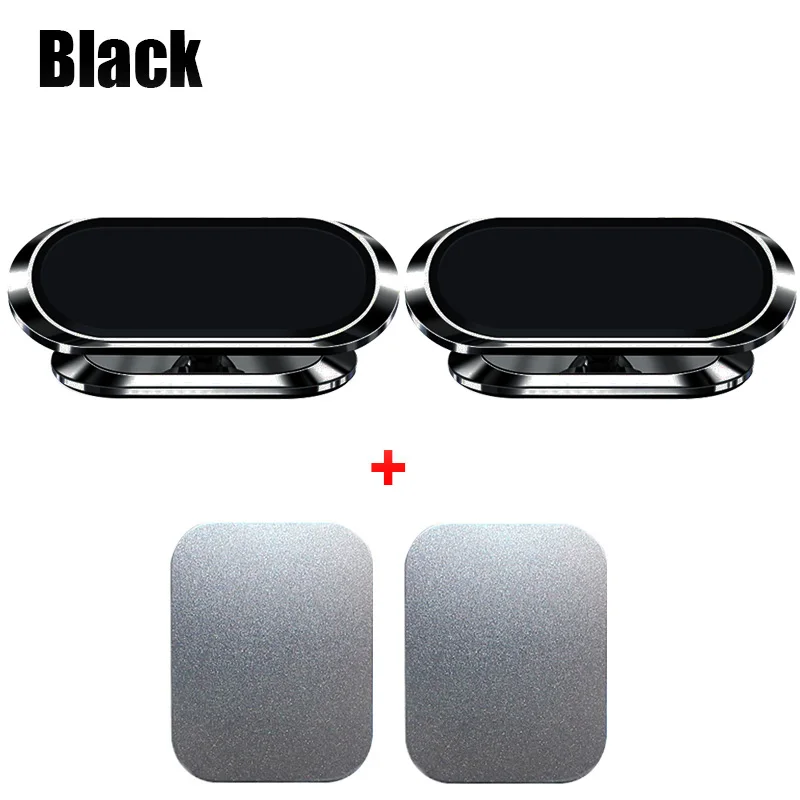 car dashboard phone holder 2PCS 360°Magnetic Car Phone Holder Magnet Mount Mobile Cell Phone Stand Rotatable Telephone GPS Support For iPhone Xiaomi Huawei mobile phone stand Holders & Stands