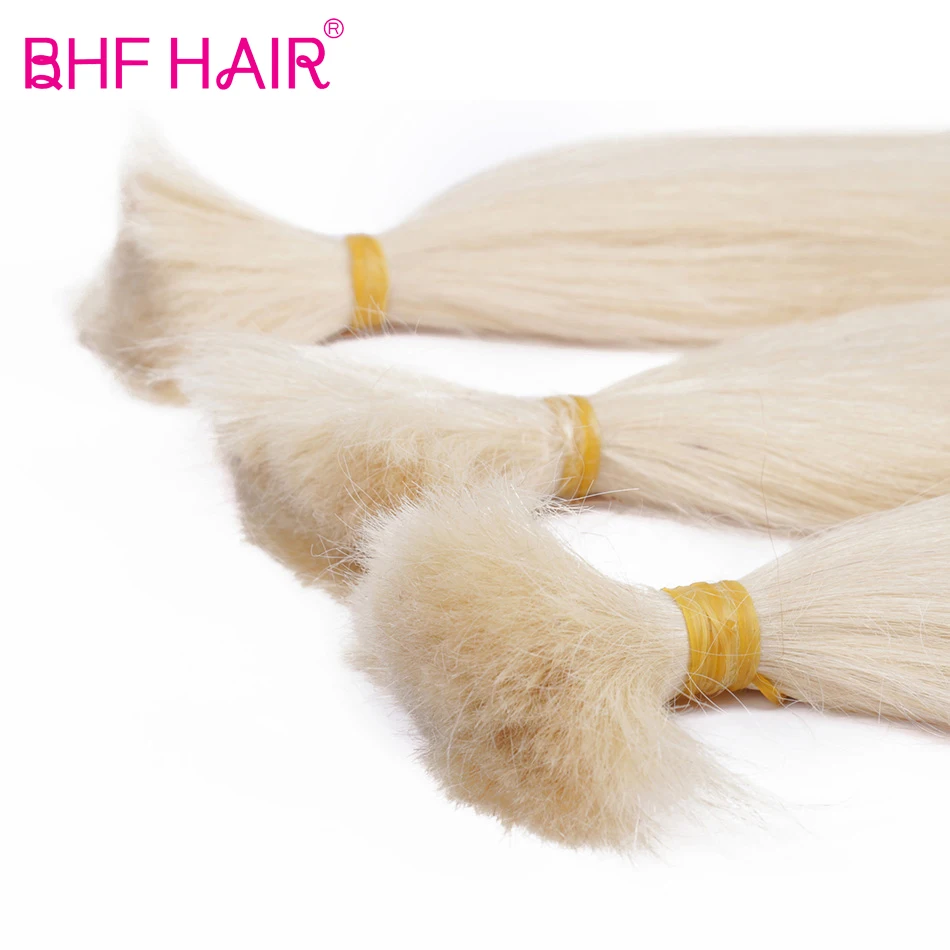 Bulk Human Hair for Braiding Straight Bundles No Weft Braid Extentions Women