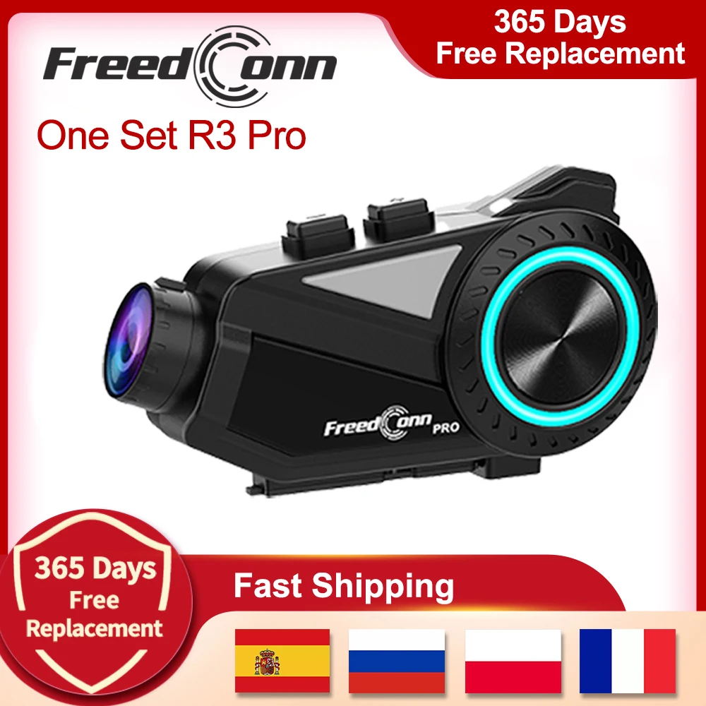FreedConn R3 Pro　インカム Freedconn R3 Pro Motorcycle Helmet Headset Group Intercom