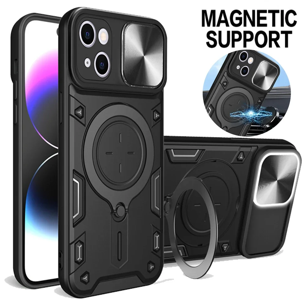 

For Oneplus Nord CE 3 Lite 5G Armor Case Military Slide Lens Protect Ring Back Cover For One Plus Nord N30 N 30 CE3 Lite Funda