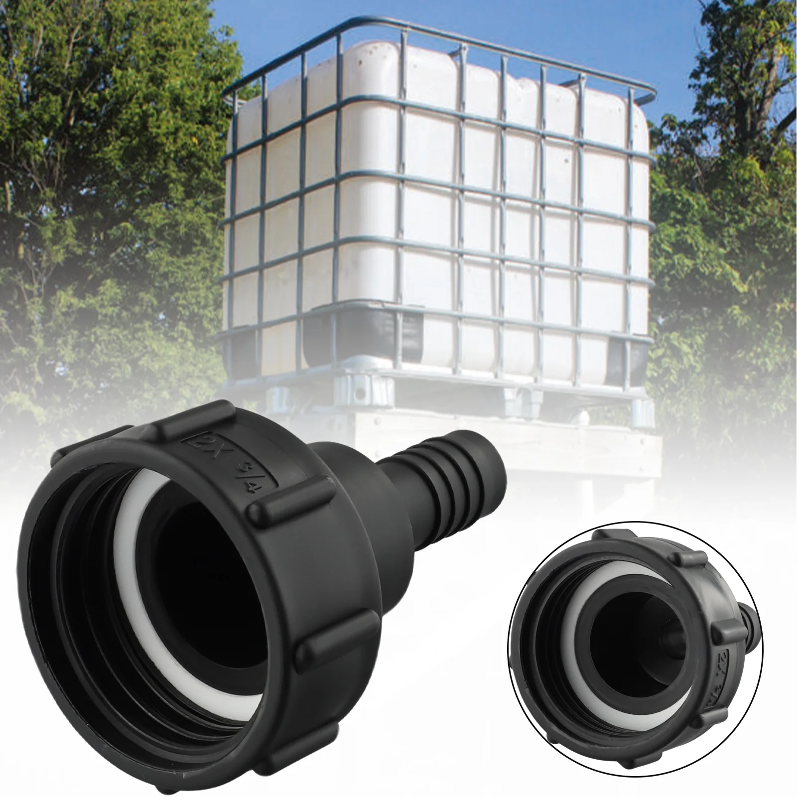 

IBC Water Tanks Tons Of Barrels Tons Of Barrels Adapter Hose Adapter Yard Garden Home 1PC 20mm Outlet Diameter