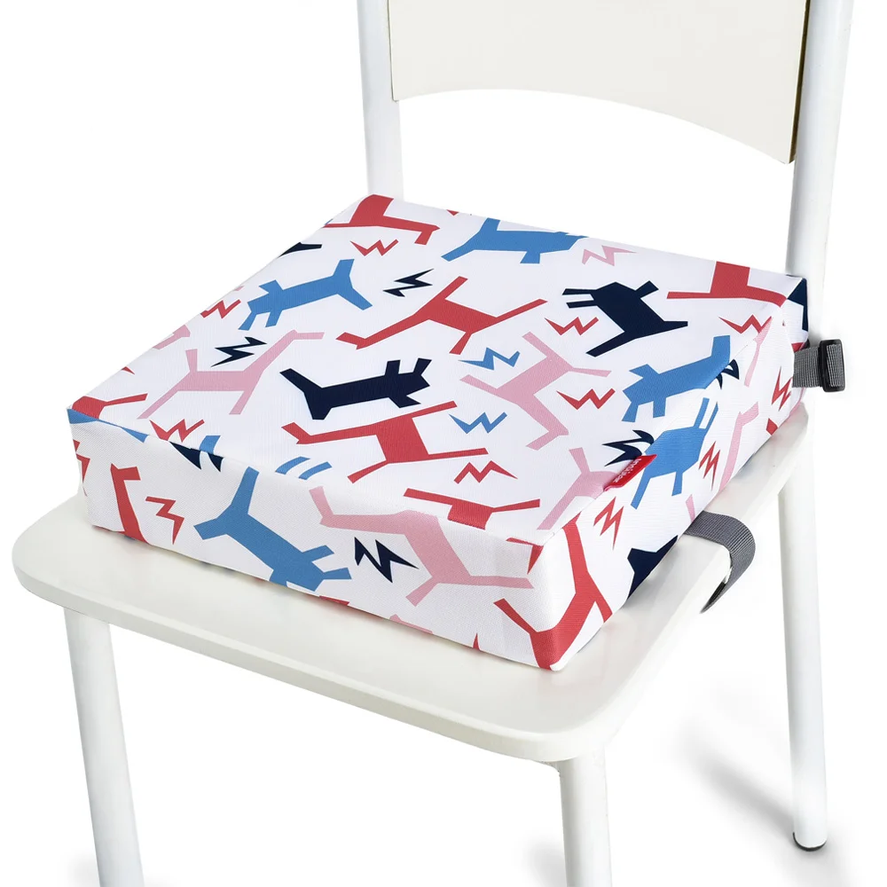 Children's Booster Seat Cushion - Adjustable, Removable, and Safe High Chair Pad