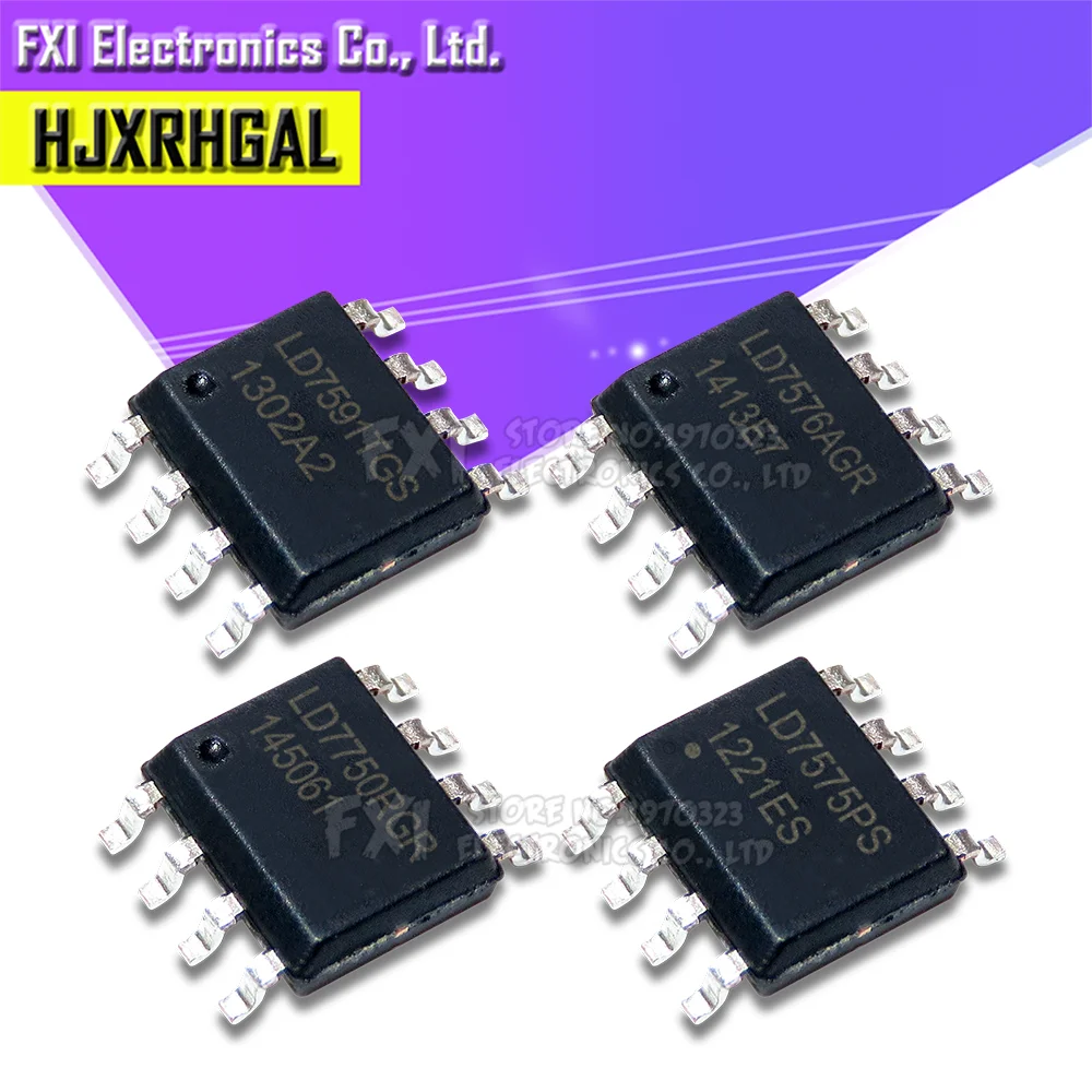 10PCS LD7575PS LD7576AGR LD7591TGS LD7750RGR SOP LD7575 LD7576 LD7591 ...
