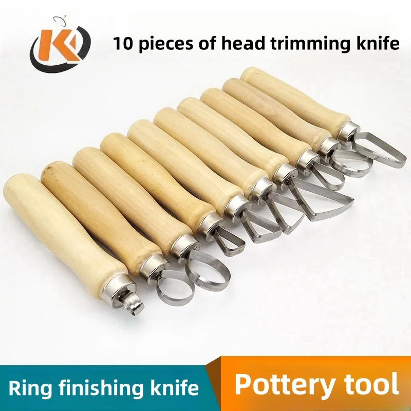 Big Head Repair with Knife Clay Clay Tools Handicraft Pottery Making Tools 10 piece polymer clay tools pottery tools clay sculpting tools pottery sculpting tools clay craft tool